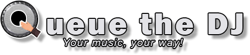 Queue the DJ Logo